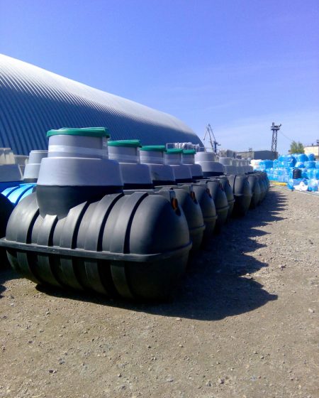 Septic tanks storage at the manufacturer factory - Plumbing & Gasfitting Services in Dubbo, NSW