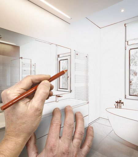 Drawing renovation of a Luxury modern bathroom - Plumbing & Gasfitting Services in Dubbo, NSW